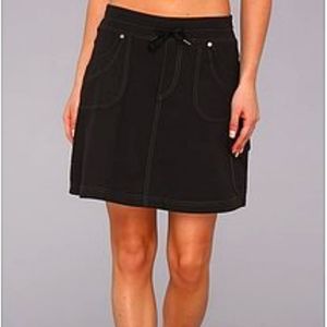 Kuhl Mova black skort size XL (36 waist) stretchy casual with pockets